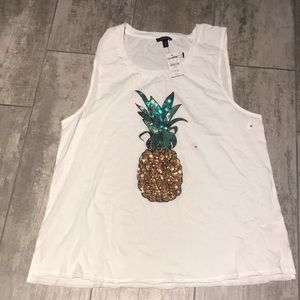 EXPRESS Pineapple Tanktop